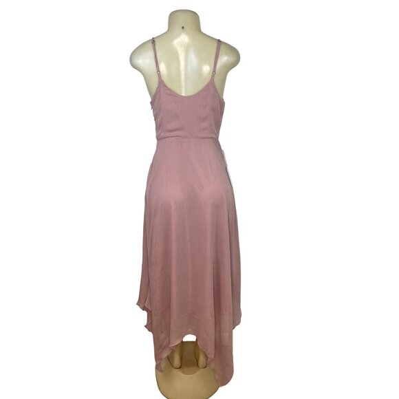 Mia Joy Women’s Dusty Pink Sleeveless Spaghetti Strap Midi Dress Sz S - New - Picture 3 of 9